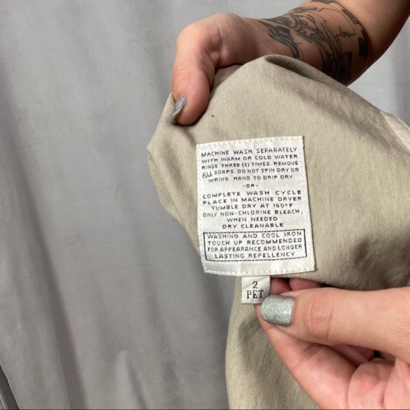 VNTG LONDON FOG INSULATED ANKLE LENGTH TRECH COA - Picture 9 of 9